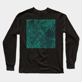 Tropical Leaves Long Sleeve T-Shirt